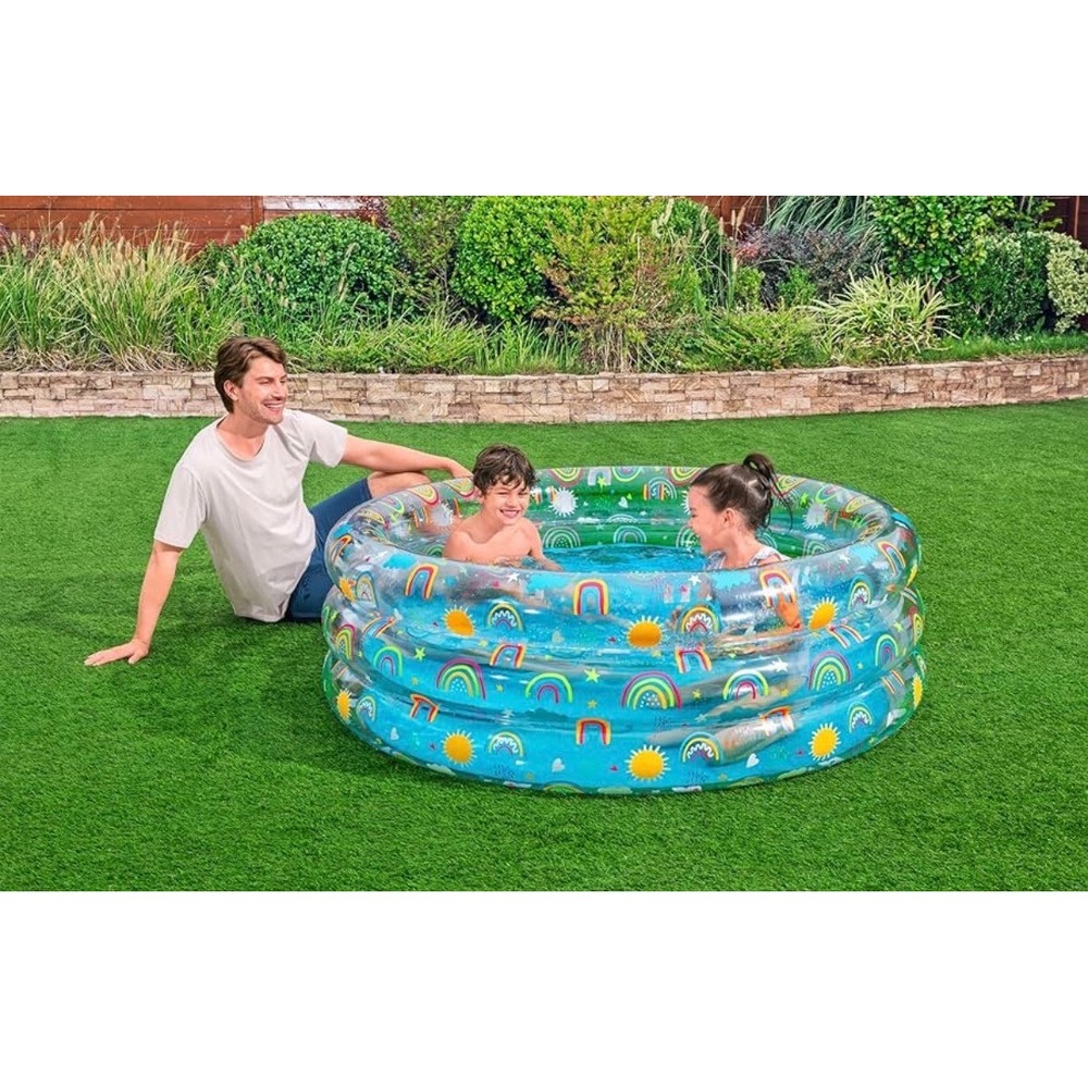 H2OGo Rainbow Splash Play‎ Pool Bestway Inflatable Kids Ages 6+